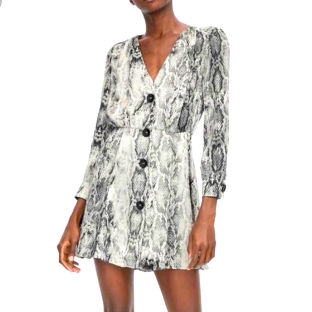 Snake Print Dress